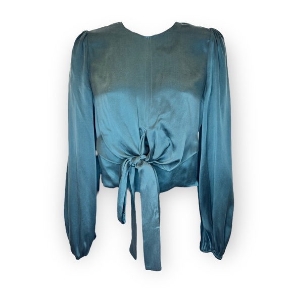 Zimmermann Tops - NWT Zimmermann long sleeve bodice blouse in Moss